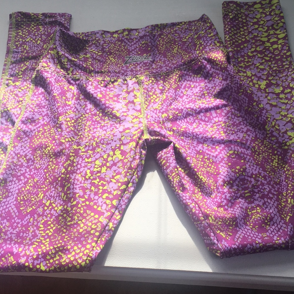 Zubaz workout leggings small